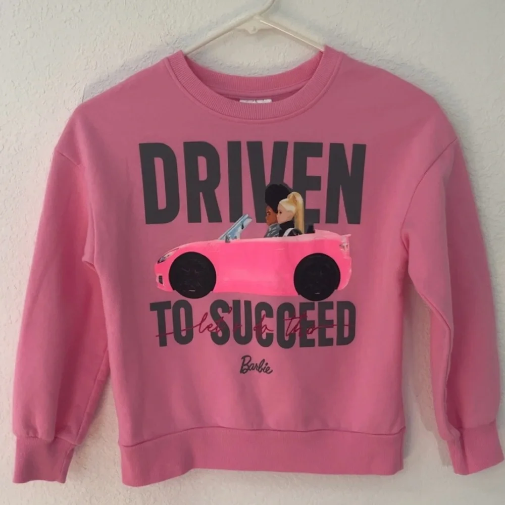 Barbie Pink Sweatshirt 7/8 - Picture 1 of 1